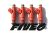 high-performance 650cc fuel injectors custom fitted and flow matched Mitsubishi Lancer Evolution, Mazda RX-7, etc.