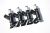 1800cc Asphalt II Custom Manufactured, Flow-Matched/Connector Adapters; Fuel Injectors