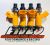 Denso 2000 cc/min fuel injectors configured to fit Acura and Honda B-series engines.  Complete flow-balanced set with pigtail connectors included.