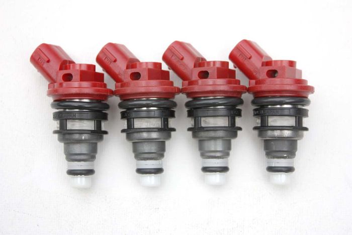 Fiveomotorsport custom manufactured and flow-matched, 1200cc, high performance fuel injectors. Subaru EJ20 EJ255 EJ257 fits your stock fuel rail and intake.
