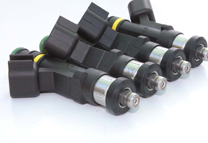 Import Fit.  750cc EV14 with internal filters, LONG, SPORT COMPACT for Mazda, Mitsubishi, Nissan, Toyota, Honda, etc.